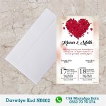 BEYAZ ZARFLI DAVETİYELER - NB002