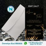 BEYAZ ZARFLI DAVETİYELER - NB0959
