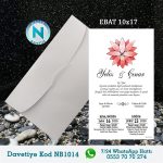 BEYAZ ZARFLI DAVETİYELER - NB1014