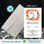 BEYAZ ZARFLI DAVETİYELER - NB105