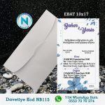 BEYAZ ZARFLI DAVETİYELER - NB115