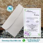BEYAZ ZARFLI DAVETİYELER - NB1158
