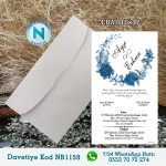 BEYAZ ZARFLI DAVETİYELER - NB1159