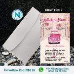 BEYAZ ZARFLI DAVETİYELER - NB116