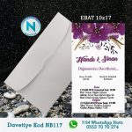 BEYAZ ZARFLI DAVETİYELER - NB117