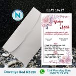 BEYAZ ZARFLI DAVETİYELER - NB120