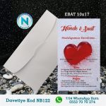 BEYAZ ZARFLI DAVETİYELER - NB122