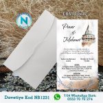 BEYAZ ZARFLI DAVETİYELER - NB1231