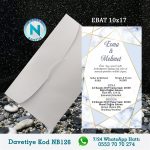 BEYAZ ZARFLI DAVETİYELER - NB126-1