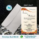 BEYAZ ZARFLI DAVETİYELER - NB130-1
