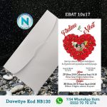 BEYAZ ZARFLI DAVETİYELER - NB130