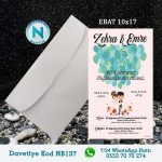 BEYAZ ZARFLI DAVETİYELER - NB137