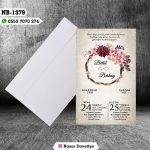 BEYAZ ZARFLI DAVETİYELER - NB1379