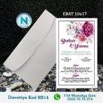 BEYAZ ZARFLI DAVETİYELER - NB14