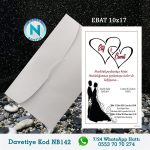 BEYAZ ZARFLI DAVETİYELER - NB142