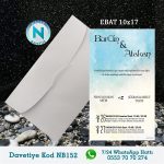 BEYAZ ZARFLI DAVETİYELER - NB152