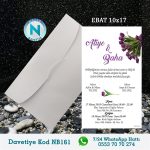 BEYAZ ZARFLI DAVETİYELER - NB161