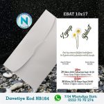 BEYAZ ZARFLI DAVETİYELER - NB164