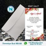 BEYAZ ZARFLI DAVETİYELER - NB166