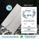 BEYAZ ZARFLI DAVETİYELER - NB168
