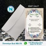 BEYAZ ZARFLI DAVETİYELER - NB179