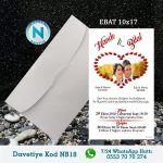 BEYAZ ZARFLI DAVETİYELER - NB18