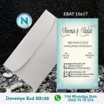BEYAZ ZARFLI DAVETİYELER - NB188
