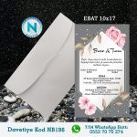 BEYAZ ZARFLI DAVETİYELER - NB196-1