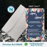BEYAZ ZARFLI DAVETİYELER - NB200