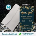 BEYAZ ZARFLI DAVETİYELER - NB208