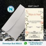 BEYAZ ZARFLI DAVETİYELER - NB210-1