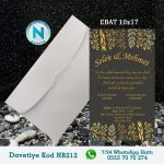 BEYAZ ZARFLI DAVETİYELER - NB212