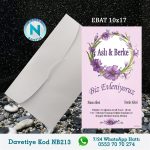 BEYAZ ZARFLI DAVETİYELER - NB213