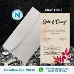 BEYAZ ZARFLI DAVETİYELER - NB218-1