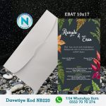 BEYAZ ZARFLI DAVETİYELER - NB220-1