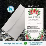 BEYAZ ZARFLI DAVETİYELER - NB220