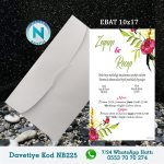 BEYAZ ZARFLI DAVETİYELER - NB225