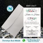 BEYAZ ZARFLI DAVETİYELER - NB226-1