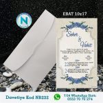 BEYAZ ZARFLI DAVETİYELER - NB232