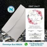 BEYAZ ZARFLI DAVETİYELER - NB234-1