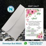 BEYAZ ZARFLI DAVETİYELER - NB235