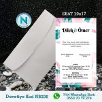 BEYAZ ZARFLI DAVETİYELER - NB236-1