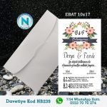 BEYAZ ZARFLI DAVETİYELER - NB239