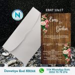 BEYAZ ZARFLI DAVETİYELER - NB244-1