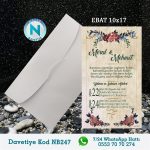 BEYAZ ZARFLI DAVETİYELER - NB247