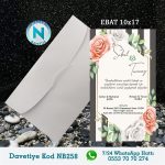 BEYAZ ZARFLI DAVETİYELER - NB258-1