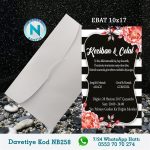 BEYAZ ZARFLI DAVETİYELER - NB258