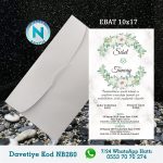 BEYAZ ZARFLI DAVETİYELER - NB260-1
