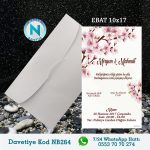 BEYAZ ZARFLI DAVETİYELER - NB264