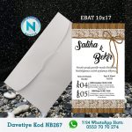 BEYAZ ZARFLI DAVETİYELER - NB267